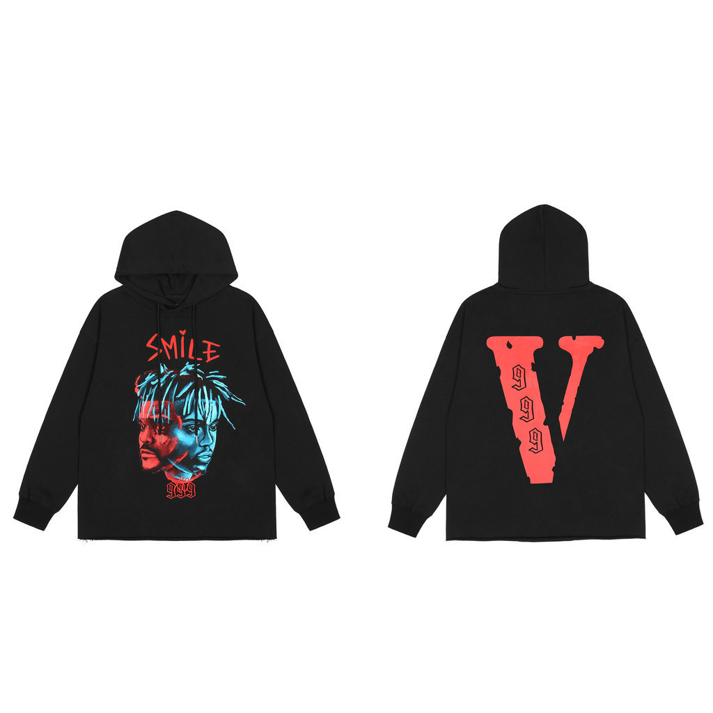 พิมพ์แบบสองด้าน/Vlone/เสื้อฮู้ดพิมพ์ใหม่ผ้าฝ้าย 100 %/ผ่อนคลาย และผ่อนคลาย(M-3XL)