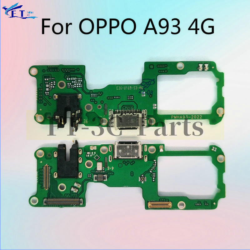 สําหรับ OPPO A93 4G A93 2020 A93 5G USB Charger พอร์ต Dock Connector ชาร์จไมโครโฟน Flex Cable เปลี่ย