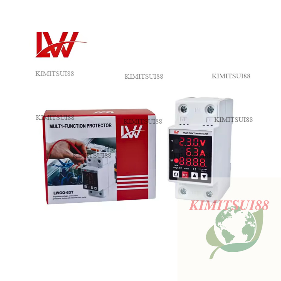 LW ตัวกันไฟตก รุ่นใหม่ AC 63A  ชิโนทามเมอร์ SINOTIMER รุ่นLWGQ-63Tสินค้าพร้อมส่งจากไทย