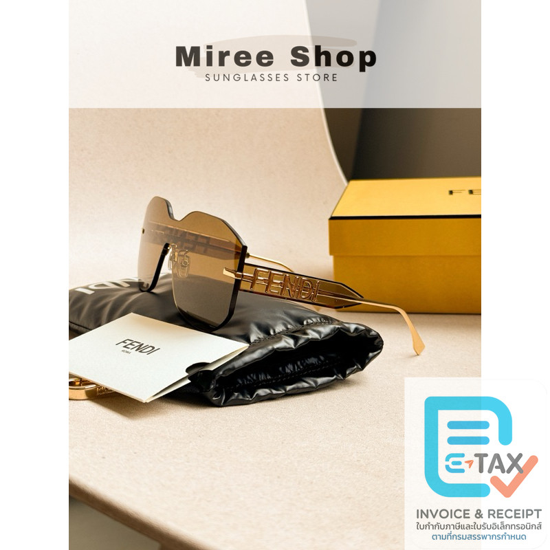 Fendi Fendigraphy Sunglasses รุ่น Oversized FE40067U