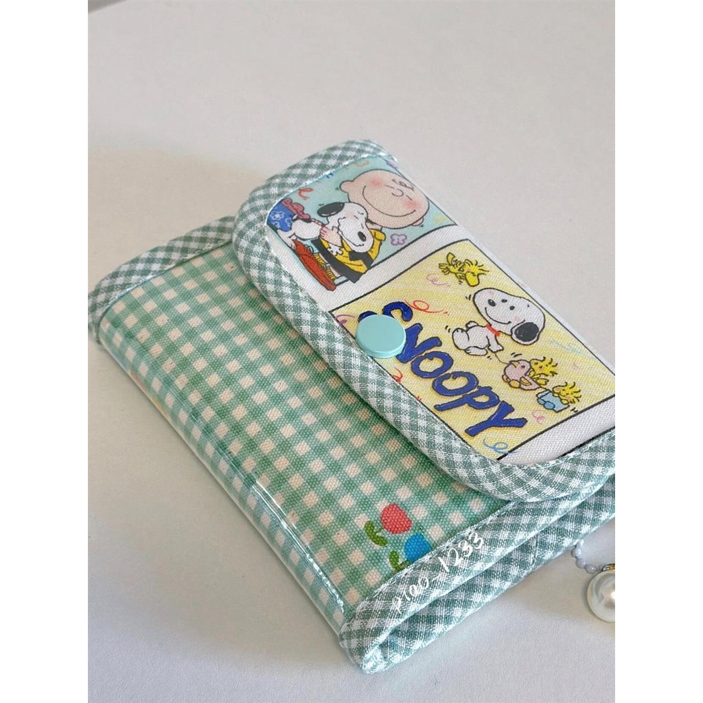 กระเป๋าใส่เหรียญ Snoopy ลายการ์ตูนน่ารักสดใส