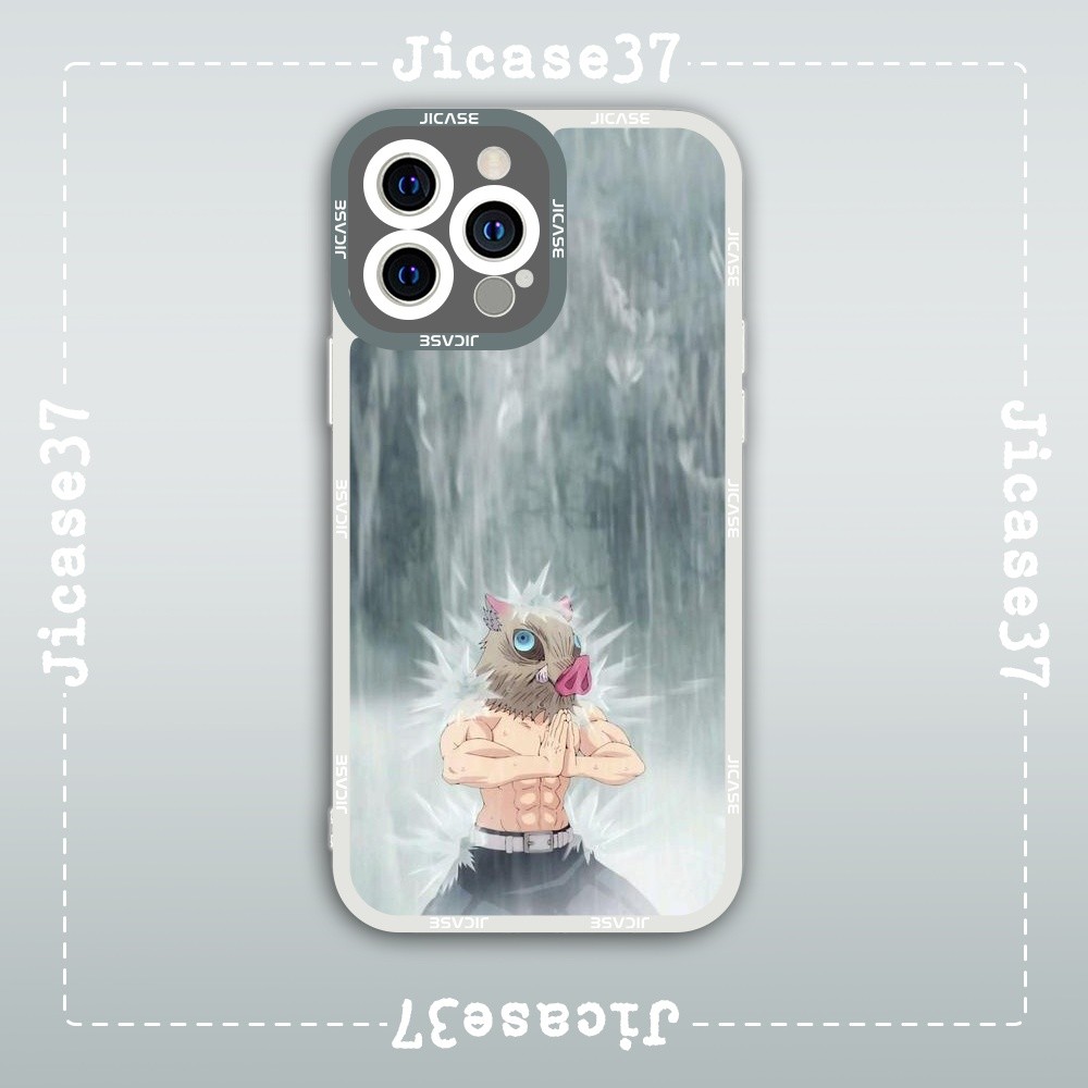 เคส iPhone Square Edge Samsung Xiaomi Oppo Anime Kimetsu no yaiba Demon Slayer Sword Character Inosu