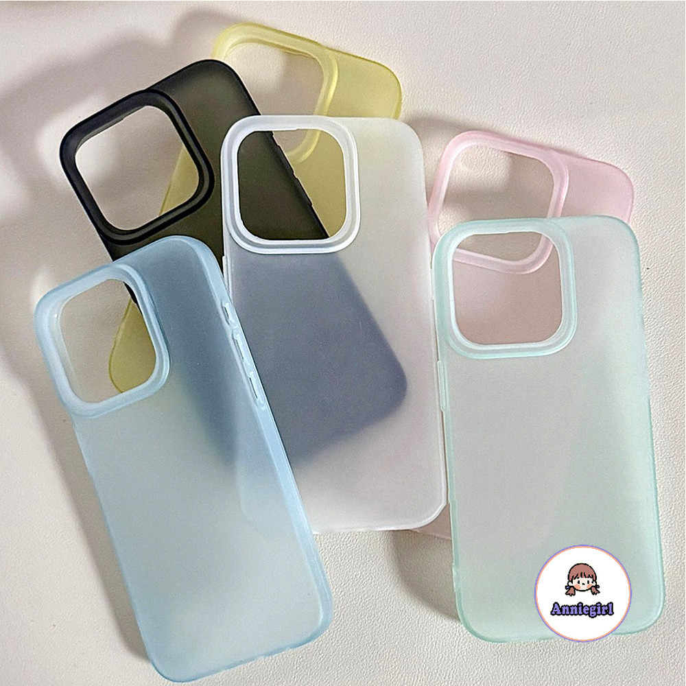 INS เยลลี่ สีโปร่งแสงเคสโทรศัพท์สําหรับ Iphone 11 15 16 12 14 13 Pro Max 16plus XS 7 8Plus ทนต่อสิ่งสกปรก Soft TPU โทรศัพท์ฝาหลัง