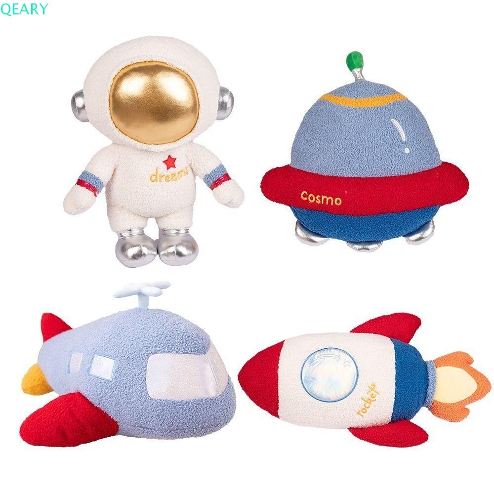 Qeary นักบินอวกาศ Plush ของเล่นเด็กโยนหมอน Plush หมอน Plane ของเล่นตุ๊กตาสะสมของขวัญวันเกิดสร้างสรรค์ Space Theme ตุ๊กตาของเล่น