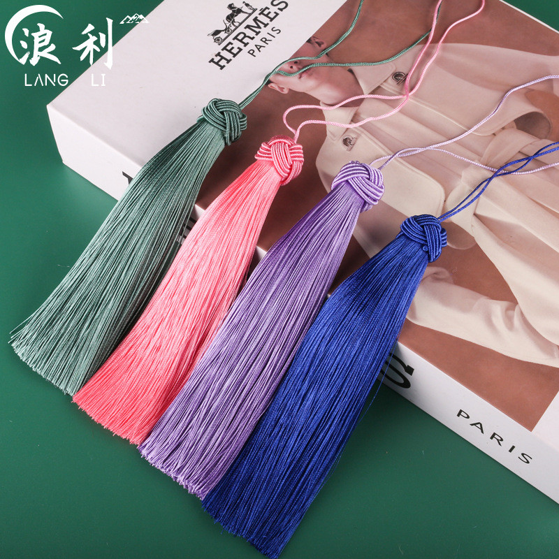 สายแขวน15ซม. พู่พู่ DIY โบว์จีนอุปกรณ์เสริมหมวกสับปะรดพู่ห้อยจี้ลูกปัดห้อยรถยนต์