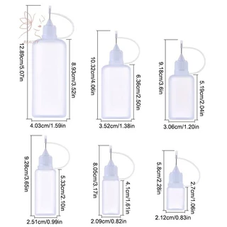 [maybeauty] 5/10/20/30/50/100ml Resuable Tip กาว Applicator ขวดพลาสติกฉีดสีขวด {TH}