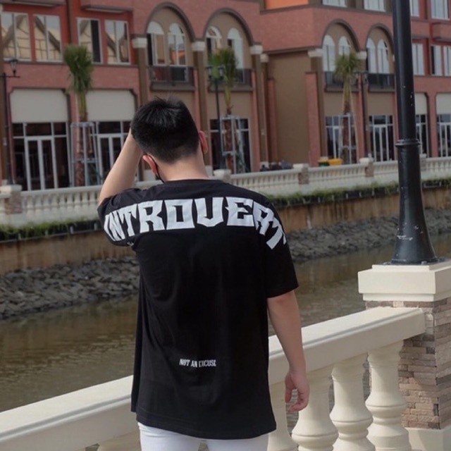 VABA Oversized Tshirt Introvert | Kaos Streetwear Unisex T-shirt