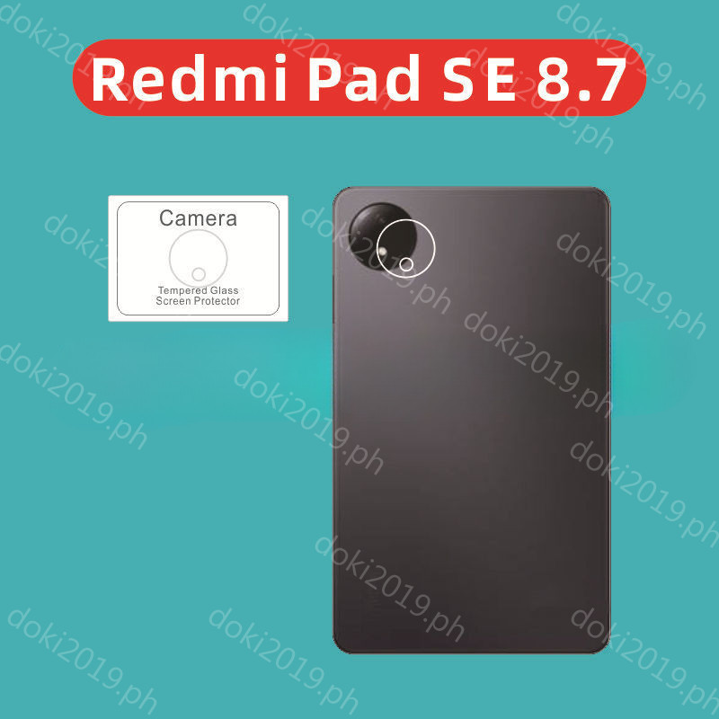 เลนส์สําหรับ Redmi Pad SE 4G 8.7" 2024 HD Clear Ultra Slim ฝาหลังกล้องด้านหลัง Soft Guard ป้องกันฟิล์มกระจกนิรภัยสําหรับ Redmi Pad SE 4G