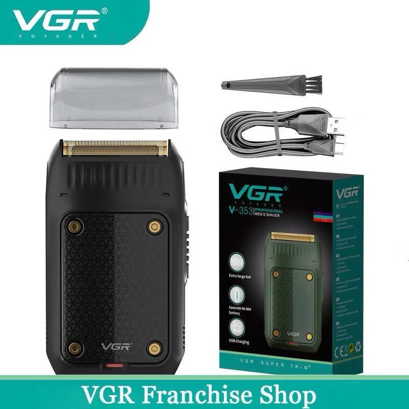 เครื่องโกนหนวดไฟฟ้า VGR V-353 แบบมืออาชีพ  เครื่องโกนหนวดเครา