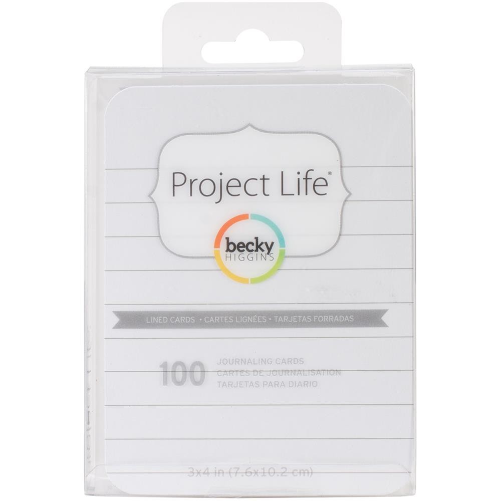 Project Life-3x4 นิ้วสมุดจดเส้น (สําหรับสมุดพกพา)