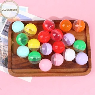Ulove1bsby แคปซูลหยอดเหรียญพลาสติกเปล่า 100 ชิ้น Half Clear …