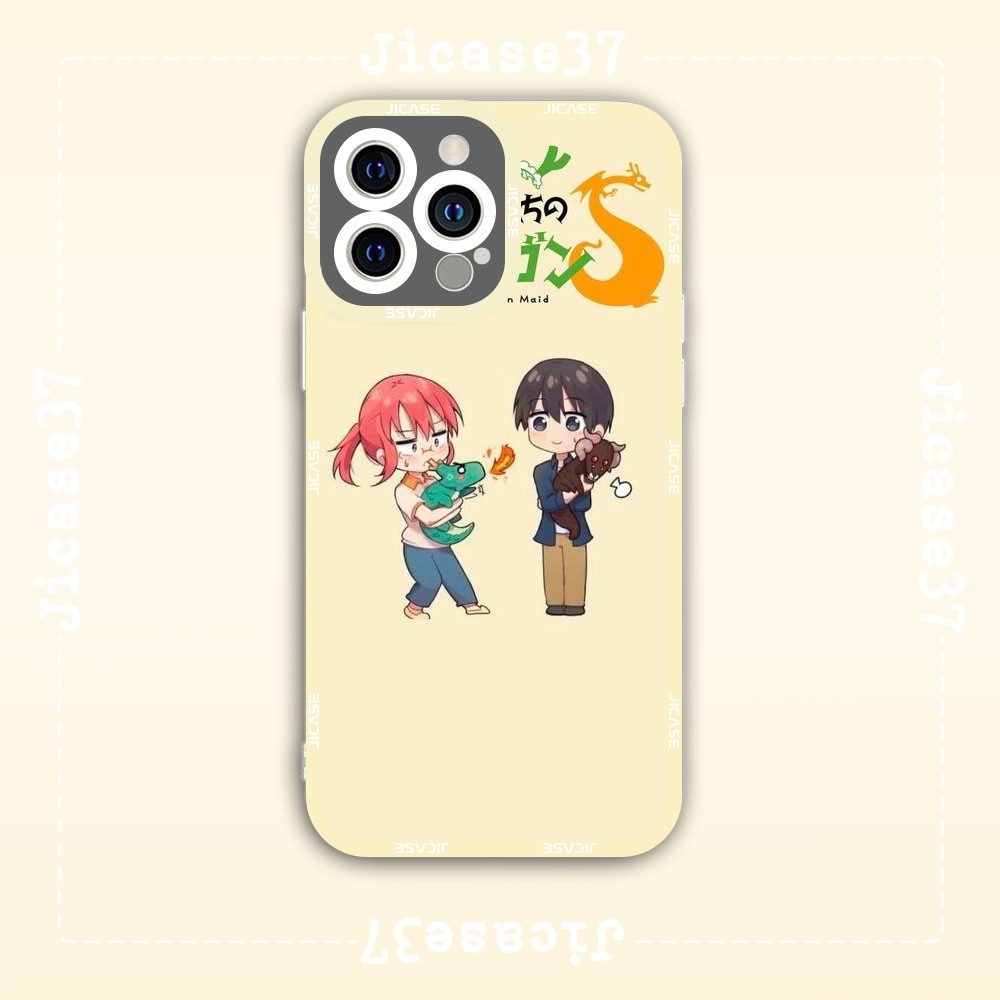 Samsung Anime iPhone Case Kobayashi-san chi no Maidragon Kobayashi vs Makoto Dragon Maid