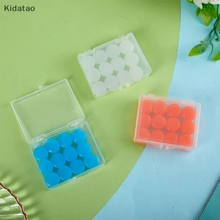 Kidatao 12PCS ซิลิโคนหูปลั๊กซิลิโคนขี้ผึ้งปลั๊กอุดหูว่ายน้ํา Moldable ที่อุดหูลดเสียงรบกวน Cancelling Sleeping Protection ใหม่