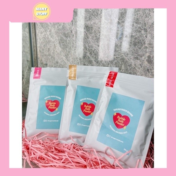 ( สินค้าจากร้านในไทย ) บับเบิ้ลบาธ Bubble Bath Powder ผงทำฟอง สบู่ทำฟอง (G0072)
