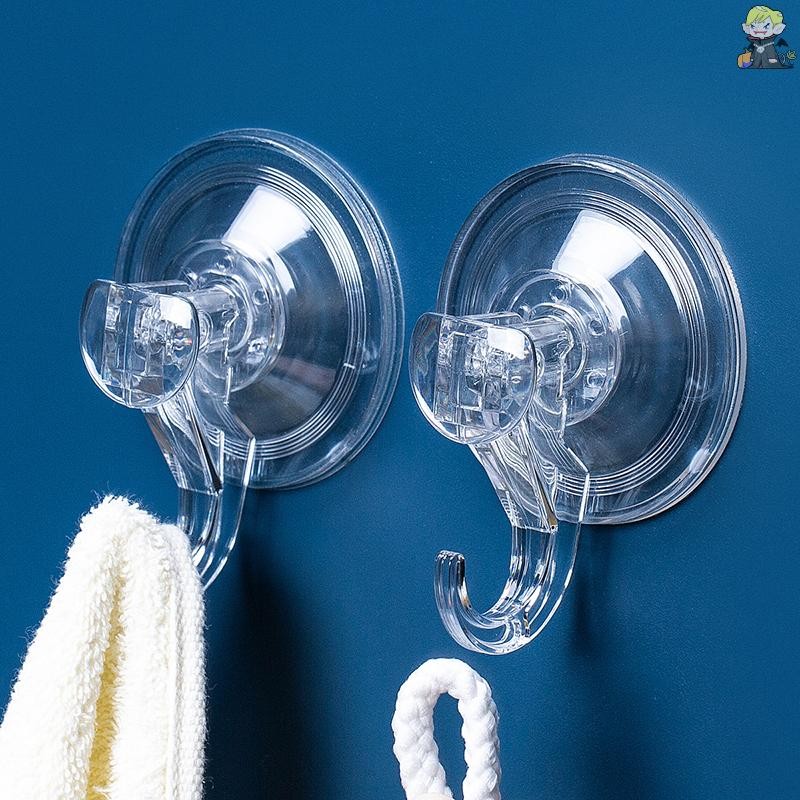 [CL] ขนาดใหญ่ใสนํามาใช้ใหม่ Heavy Duty แขวนถ้วยดูด 22 Lb กระจกหน้าต่างที่แข็งแกร่งถ้วยดูดตะขอห้องน้ําตะขอ TH