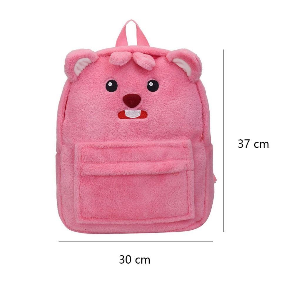 Hgougv656 กระเป๋าเป้สะพายหลังโรงเรียน, Hello Kitty Loopy Sanrio Plush กระเป๋าเป้สะพายหลัง, น่ารัก Cinnamoroll Capybara ความจุขนาดใหญ่ตุ๊กตาของเล่นกระเป๋านักเรียน