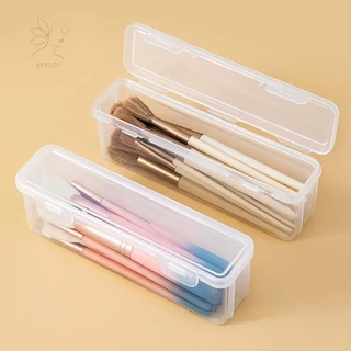 [maybeauty] Travel กล่องเก็บแปรงเครื่องสําอางแบบพกพาฝาครอบกันฝุ่นโปร่งใสขนาดเล็กสําหรับ Blusher แปรงอายแชโดว์แปรงคิ้ว {TH}