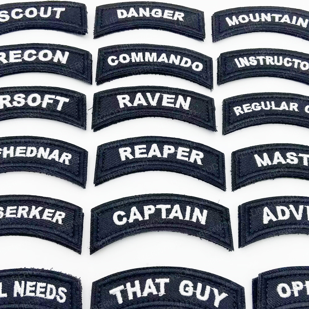 แพทช์ยุทธวิธี Airsoft Master Instructor Commando Patch Captain Reaper Badge Special Operator Recon Emblem สําหรับเครื่องแบบ,เสื้อกั๊ก
