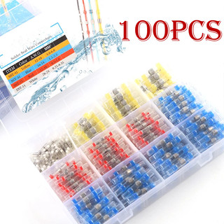 ท่อหดตะกั่ว 50/100ชิ้น ท่อหด ข้อต่อตะกั่ว แหวนตะกั่ว เชื่อมต…