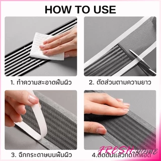 Fresh แผ่นตาข่ายกรอง มีกาวพร้อมติซ้อมมุ้งลวด หรือปิดท่อกันสิงอุดตันลงท่อ กันแมลง ในห้องครัว ห้องน้ํา drain sticker
