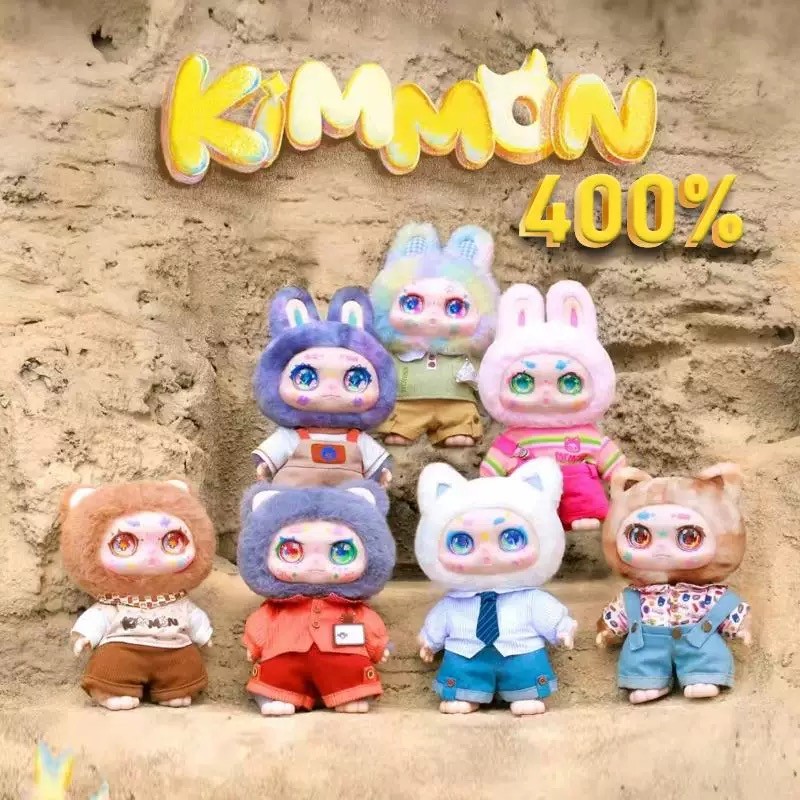 Kimmon Mi Meng 400%ของเล่นตุ๊กตาแฟชั่น 1เกม ตัวละครอะนิเมะ คอลเลกชันของเล่นเครื่องประดับการ์ตูน ความประหลาดใจในการออกแบบ