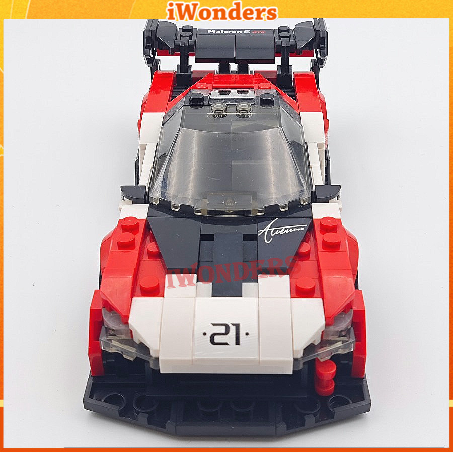 Mclaren GT Speed Building Blocks P1 F1 MISSION R 911 Racing GT4 GR010 Hybrid AMG ผู้ใหญ่เด็กของเล่นร