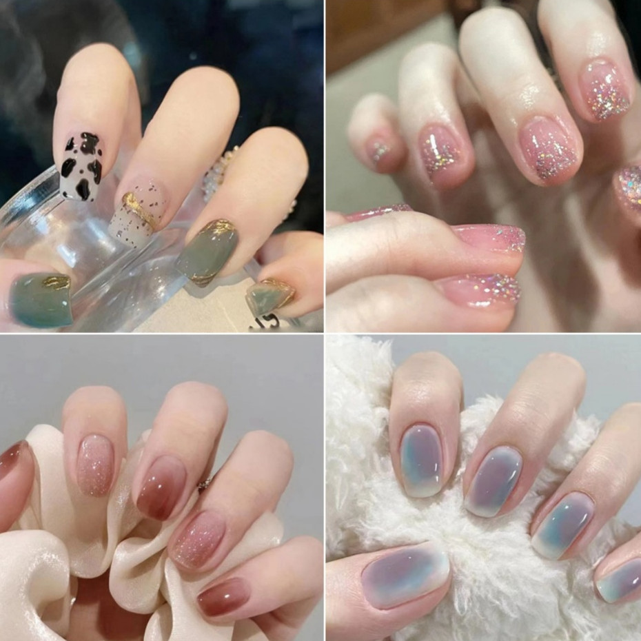 ซื้อ 5 แถม 1 ของขวัญเครื่องมือ 24 ชิ้นสากล / สวมเล็บปลอมเล็บเสร็จเล็บสวมเล็บถอดเล็บปลอมขายส่ง