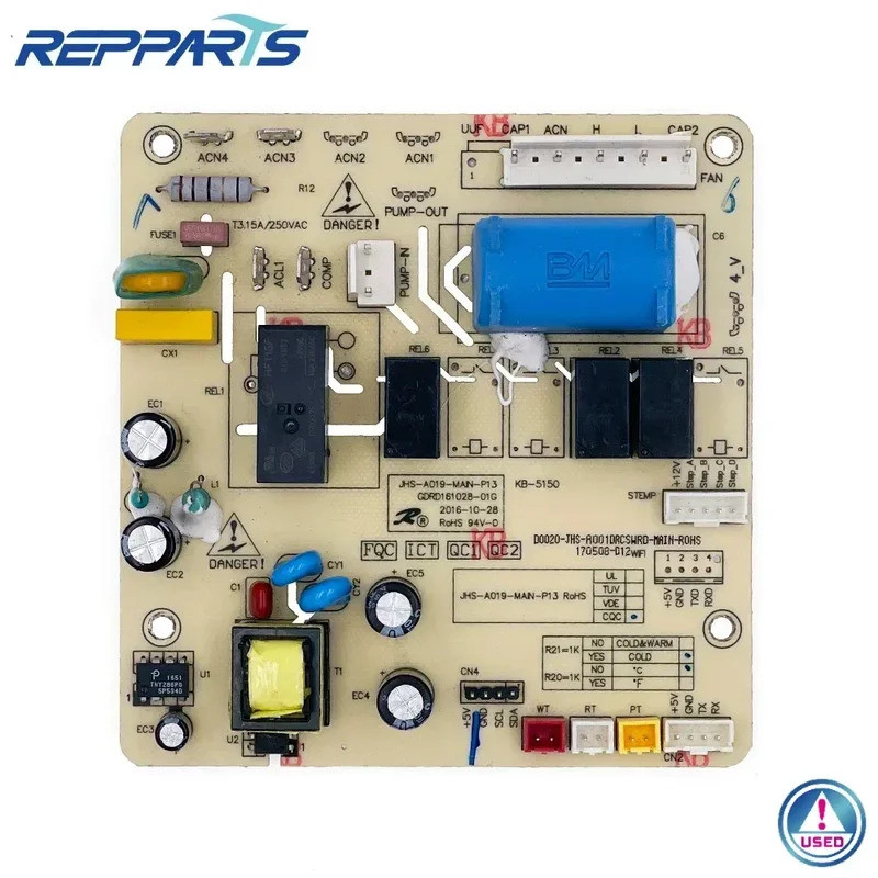 1 ชิ้น A012A JHS-A019-MAN-P13 วงจร PCB GDRD161028-01ก บอร์ดควบคุมสําหรับชิ้นส่วนเครื่องปรับอากาศแบบพกพา