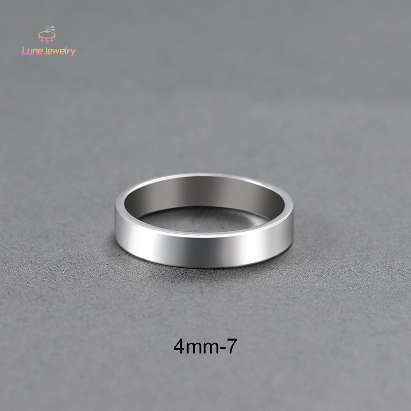 COD💖แหวน Simple Prime ผิวเรียบ,แหวนอารมณ์แฟชั่น,แหวนคู่รักอเนกประสงค์-Lune