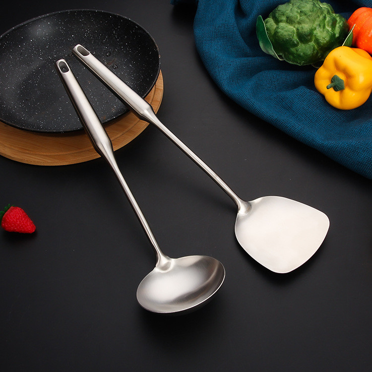 เสื้อผ้าห้องครัวจากสแตนเลส แผงคะทัดมีโฮมยาว Stainless steel kitchenware เครื่องมือต้มกล Wied