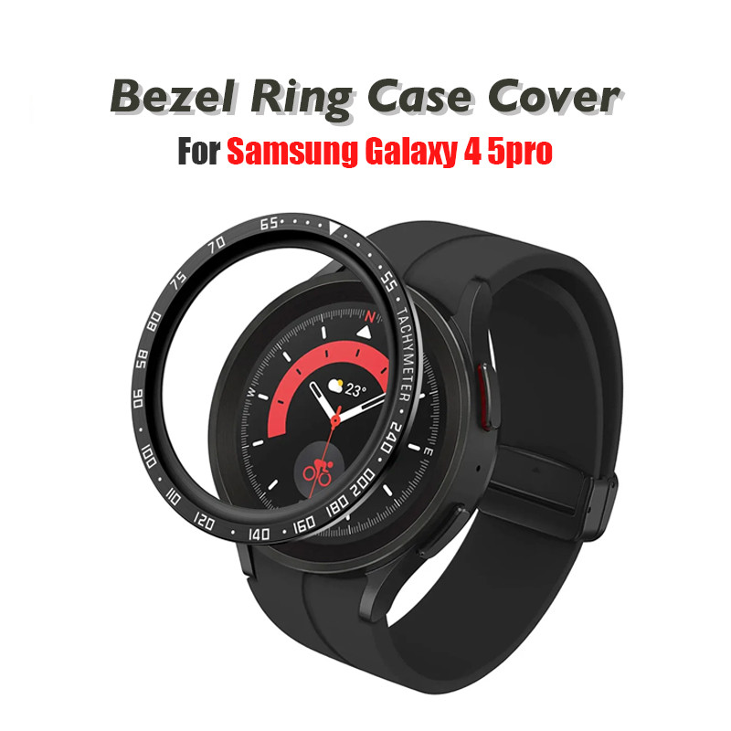 Bezel แหวนฝาครอบสแตนเลสสตีลสําหรับ Samsung Galaxy Watch 5 pro 45 มม.นาฬิกา 5 4 40 มม.44 มม.Watch4 คลาสสิก 42 มม.46 มม.