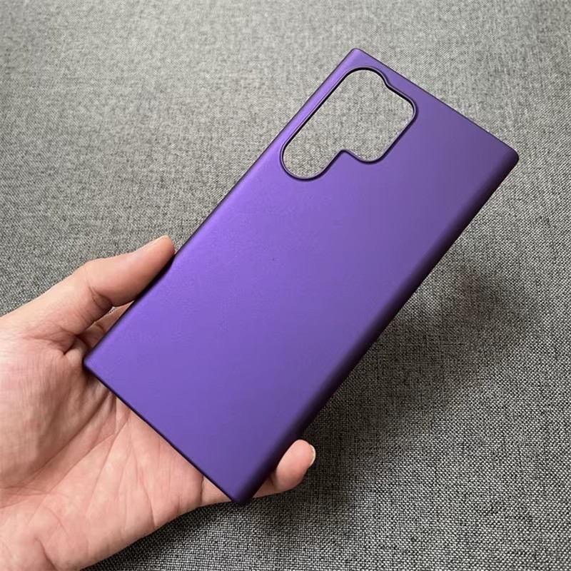 SAMSUNG Matte Hardเคสโทรศัพท์สําหรับSamsung Galaxy S25 S24 S23 S22 S21 PLUS Ultra FE Frostedฝาครอบป้องกันสําหรับS24PLUS S24FE S22Ultra
