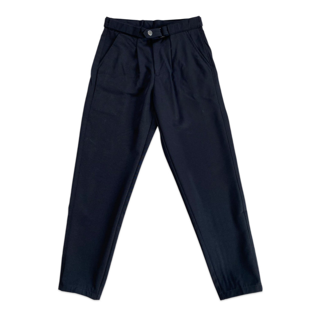 กางเกงสแล็ค ขายาว ใส่ทำงาน เข็มขัดถอดออกได้ กางเกงทำงาน (3 สี ครีม เทา ดำ) - รูปที่ 5