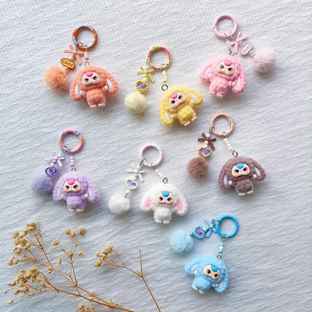 BB3พวงกุญแจโทรศัพท์มือถือเสน่ห์ทําเองพวงกุญแจการ์ตูนตุ๊กตาพวงกุญแจสร้างสรรค์สามมิติตุ๊กตาพวงกุญแจ แห