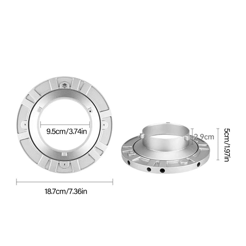 Bett Bowen Mount Softbox แหวนความเร็วอะแดปเตอร์ Speedring Mount สําหรับแฟลชการถ่ายภาพแสง Quick ติดตั้งและการกําจัด