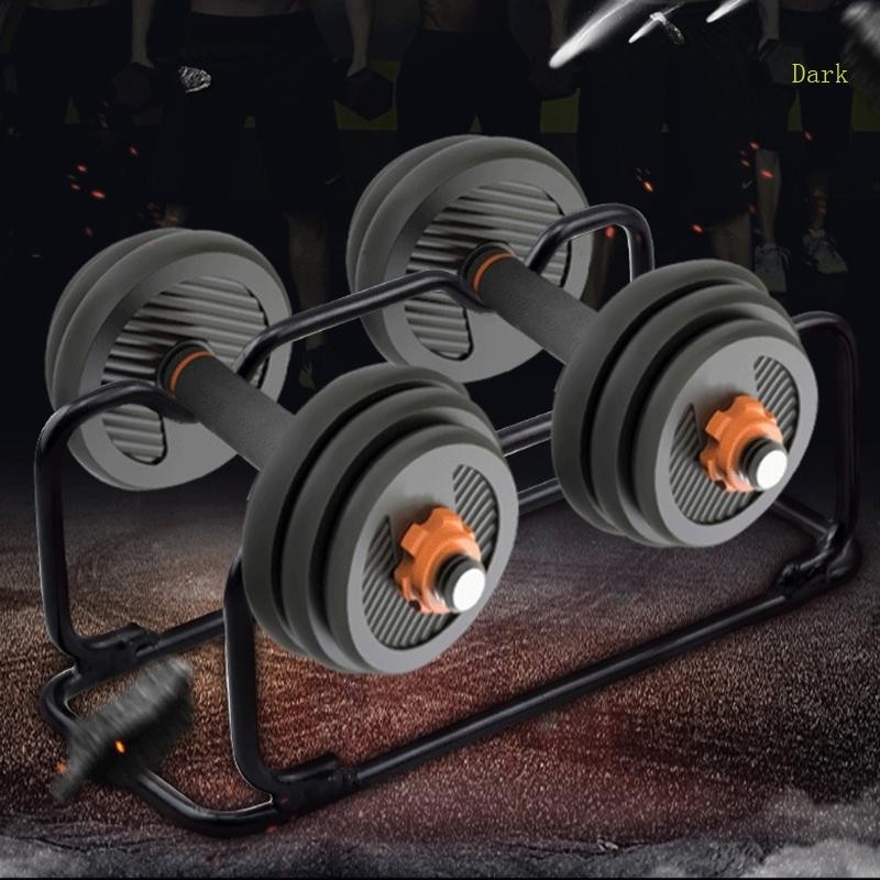 Dark Dumbbell Rack Barbell Rack Holder Strength Training Dumbbell Rack ขาตั้งดัมเบล