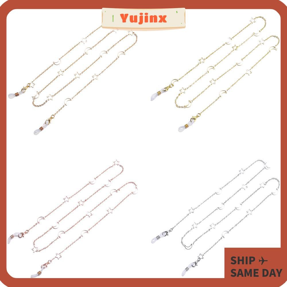 YUJINX Lanyards ผู้หญิงสาว Star Moon Anti-lost แว่นตากันแดด
