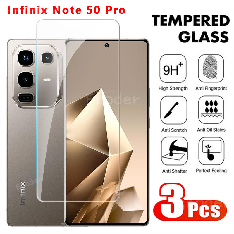 ป้องกันหน้าจอสําหรับ infinix Note 60 50 Pro Plus 50X 4G 5G 2026 ฟิล์มกระจกนิรภัยสําหรับ Note60 Note60Pro Note50 Note50Pro Note50Pro + 50Proplus Note50X 50S – โปรปัง