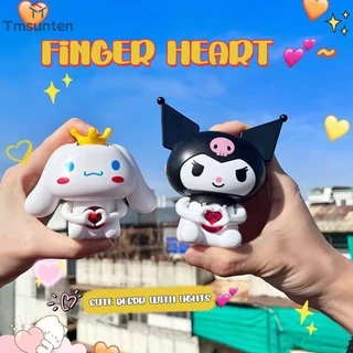 🛒ตุ๊กตาพูดได้ ซินามอโรล มีไฟเรืองแสง พวงกุญแจพูดได้จี้ตุ๊กตาการ์ตูน A doll that expresses love ของขวัญ Tmsunten