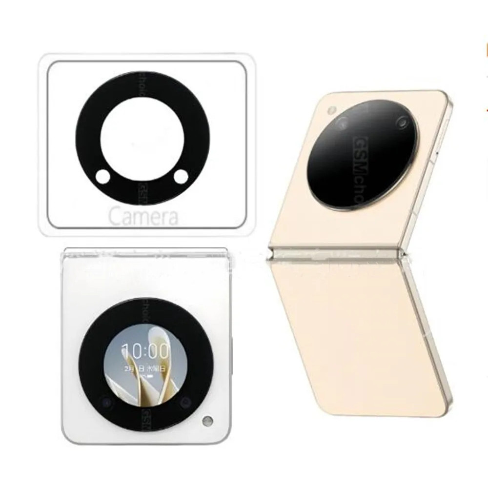 ฟิล์มเลนส์กล้องสีดําสําหรับ ZTE Nubia Flip Libero Flip Original ฝาครอบกระจกนิรภัย - รูปที่ 5