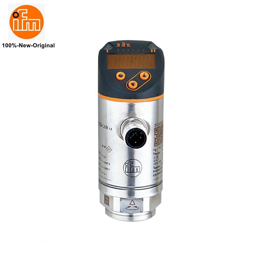 Ifm 100%-ใหม่ PN3070 PN3071 PN3092 PN3093 PN3094 เซ็นเซอร์ความดันพร้อมจอแสดงผลเดิม