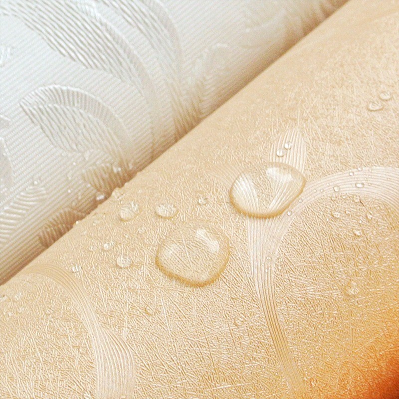 [ไม่โค้งบรรจุภัณฑ์] 1เมตร/3เมตร/5เมตรวอลล์เปเปอร์กาวในตัวสไตล์ยุโรปดอกไม้รูปลอกผนังกันน้ําพื้นหลังปรับปรุงสติ๊กเกอร์ติดผนัง - รูปที่ 4