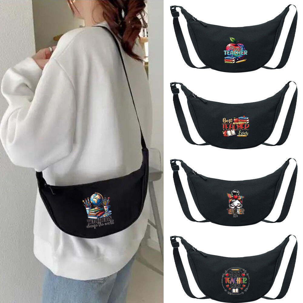 Teacher's Day gift Dumpling-shaped sling bag one shoulder bag, fashionable and versatile Teacher ser