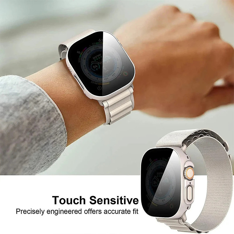 PC แข็งแรง กระจกนิรภัย for Apple Watch Ultra/SE 3 2 IWatch Series 11 10 9 8 7 6 5 4 49mm 46 42mm 45mm 41mm 44mm 40mm 38 ราคา ถูกที่สุด ดีลบีเคเค แกลเลอรีภาพที่ 2