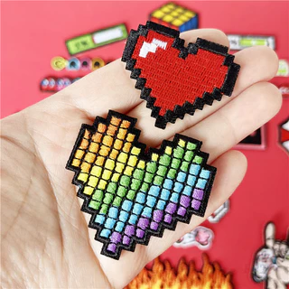☸ แพทช์เหล็กบนศิลปะเกมตลก ☸ 1 ชิ้น DIY เย็บบนเหล็กบนป้ายแพทช์