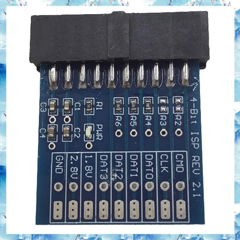 [ ] อะแดปเตอร์ใหม่ Jtag , ISP 4-BIT ISP REV 2.1 สําหรับ Easy Jtag Plus Box / เครื่องมือ ESAYJTAG