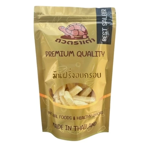 [ส่งด่วน] มันฝรั่งแท่ง มันผรั่งอบกรอบ เฟรนช์ฟรายส์ มันฝรั่ง [พร้อมทาน] - 1 กิโลกรัม ถั่วตราเต่า