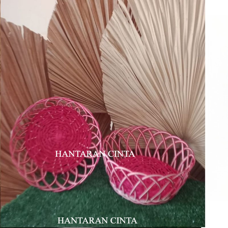 KIRING FRUIT BASKET KIRING RATTAN FRUIT BASKET สีและธรรมชาติ