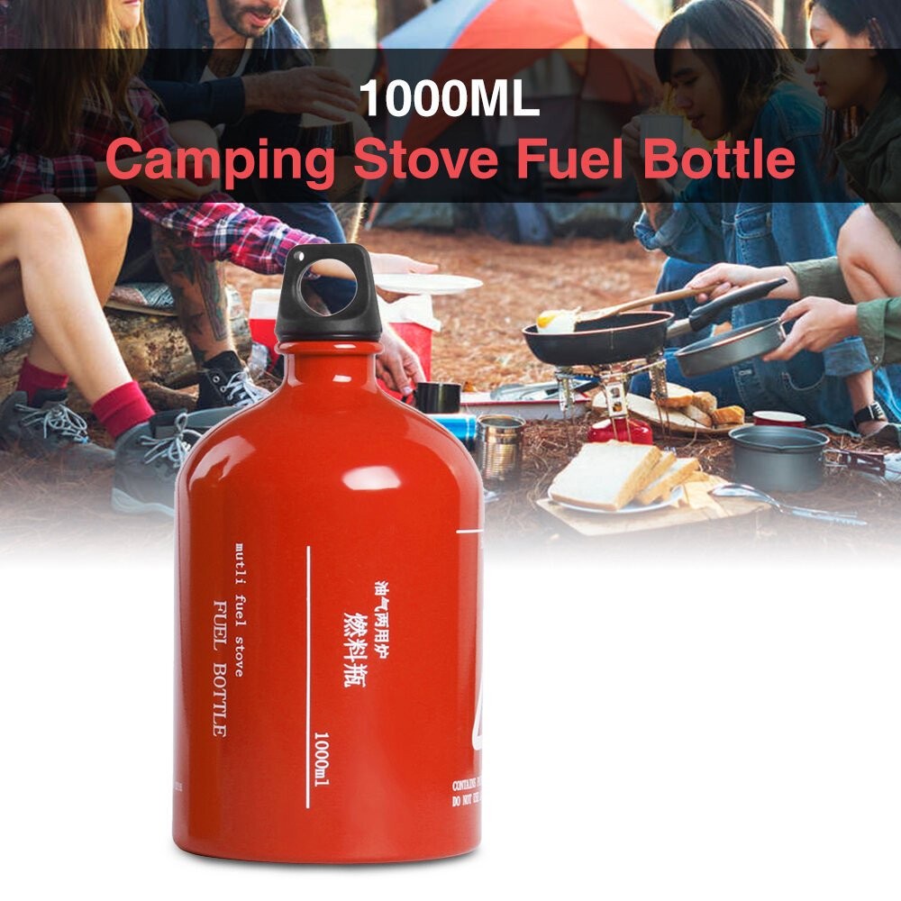 1000ML Empty Fuel Bottle Petrol Kerosene Alcohol Gasoline Container Camping Stove Fuel Bottle