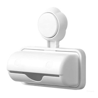 กล่องเก็บถุงขยะด้านบนพร้อมสติกเกอร์กาวแบบถอนติดผนังที่ใส่ถุง…